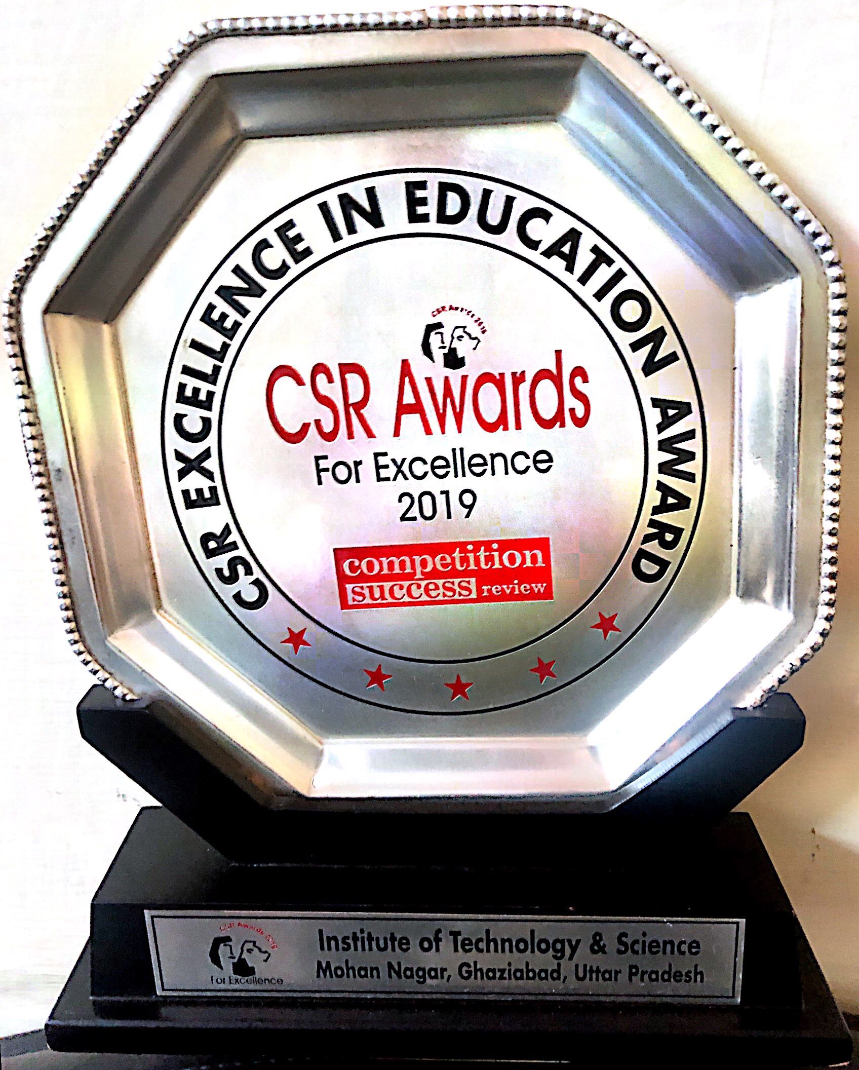 CSR Excellence in Education Award by Competition Success Review 2019
